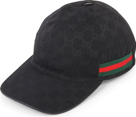 black striped gucci hat|black gucci cap men.